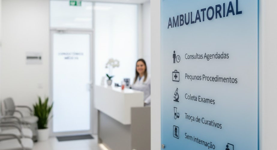 Paciente em atendimento ambulatorial
